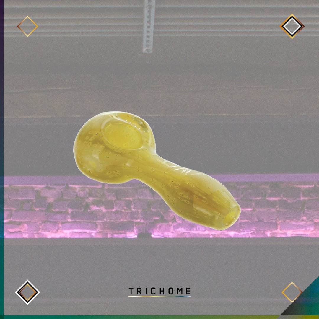 Bubble Trap Spoon - Trichome Seattle - Grav - Glass