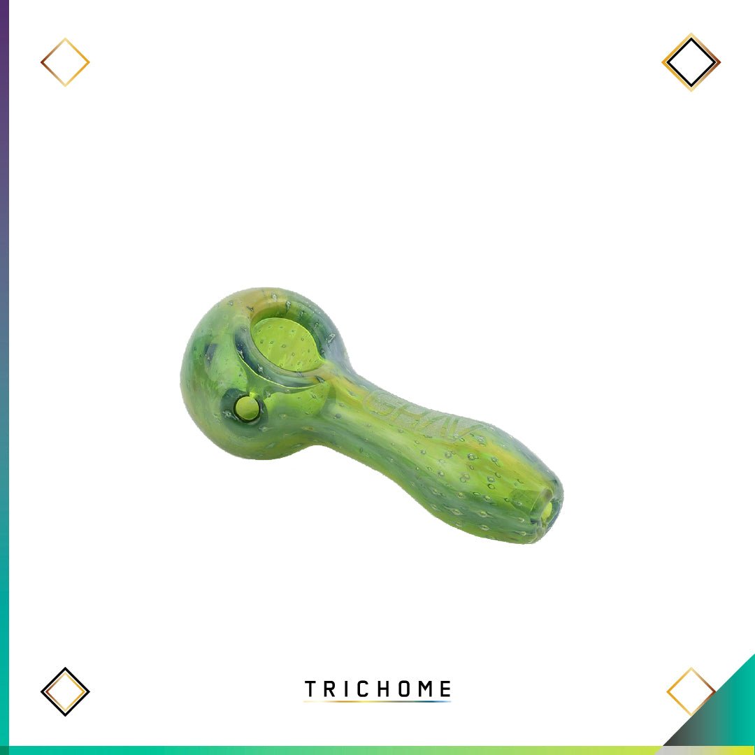 Bubble Trap Spoon - Trichome Seattle - Grav - Glass