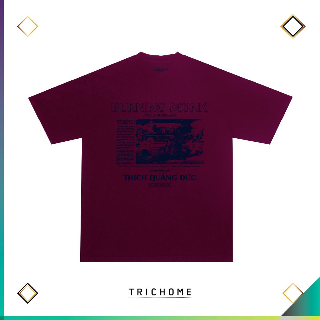 Burning Monk (2021) SS T - Shirt - Trichome Seattle - Soulvenir - Clothing