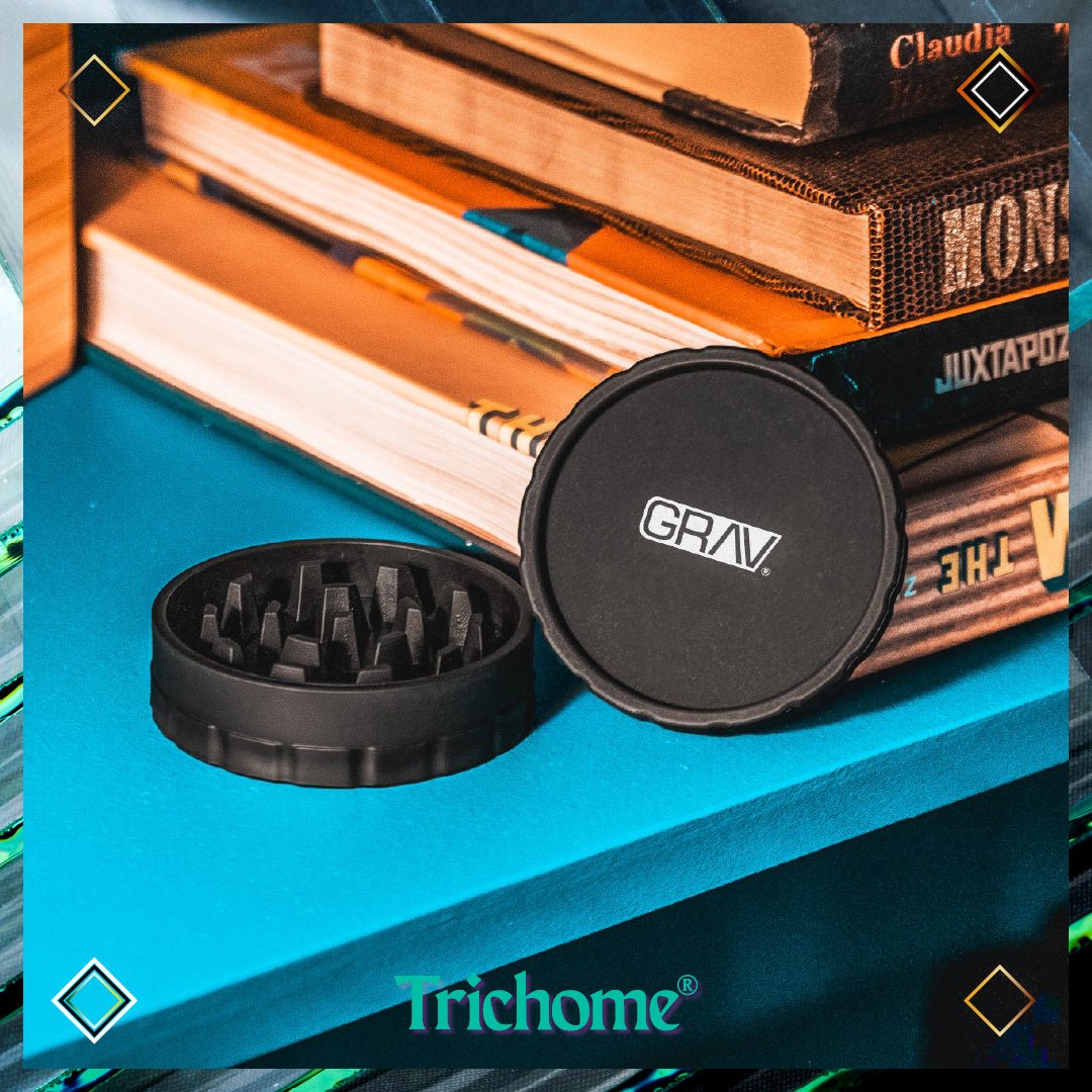 Hemp 2 - Piece Grinder - Trichome Seattle - Grav - Tools