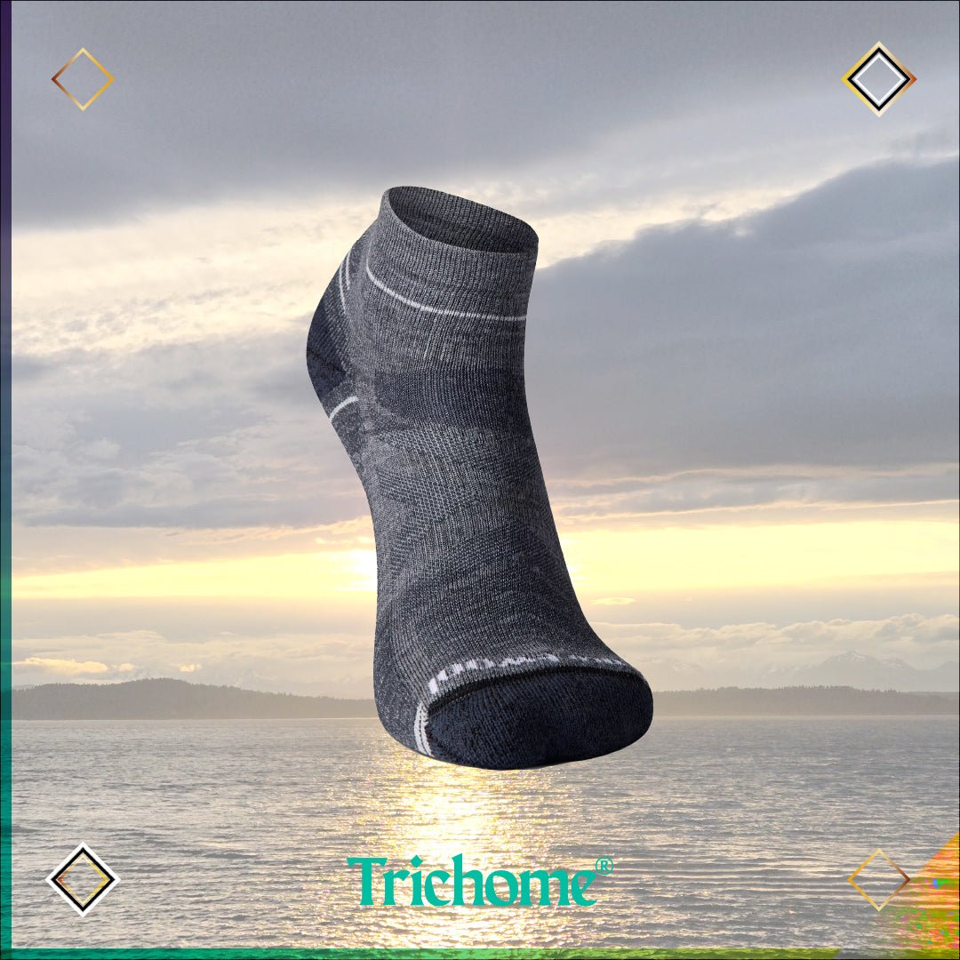 Hike Light Cushion Ankle Socks - Trichome Seattle - Smartwool - Clothing