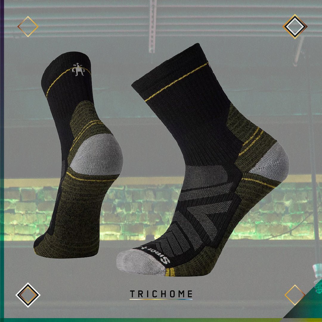 Hike Light Cushion Mid Crew Socks - Trichome Seattle - Smartwool - Clothing