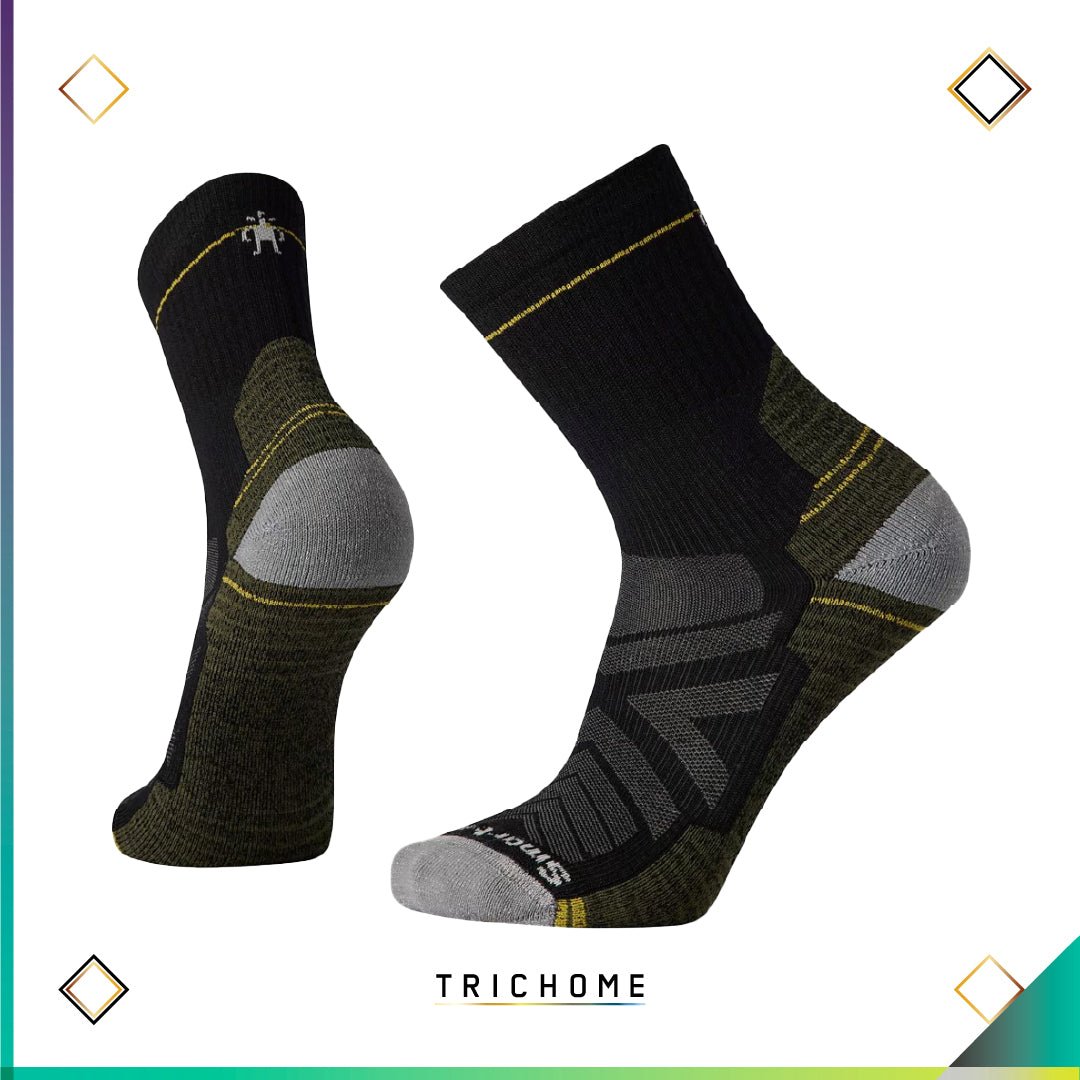 Hike Light Cushion Mid Crew Socks - Trichome Seattle - Smartwool - Clothing