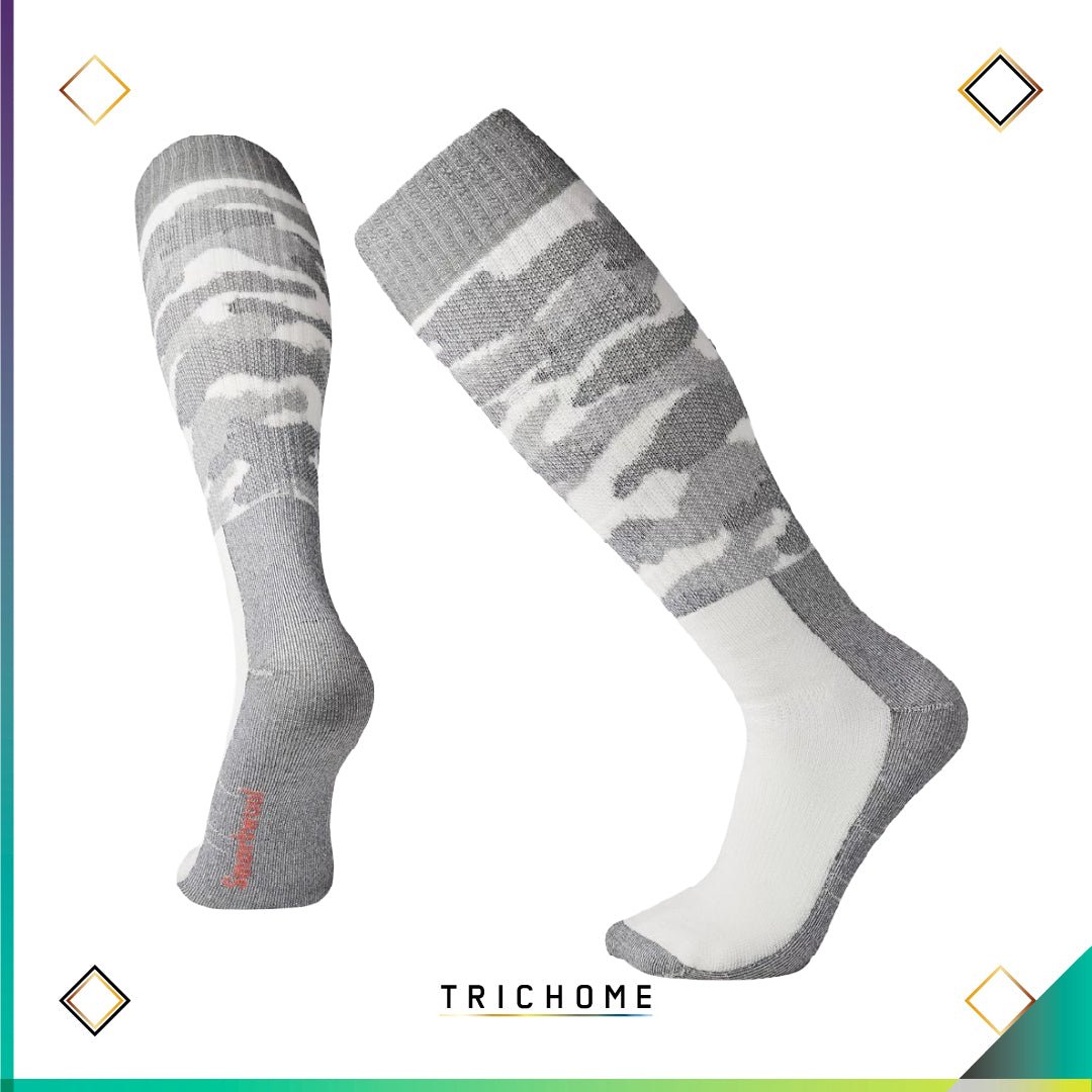 Hunt Classic Edition Full Cushion Camo Tall Crew Socks - Trichome Seattle - Smartwool - Clothing