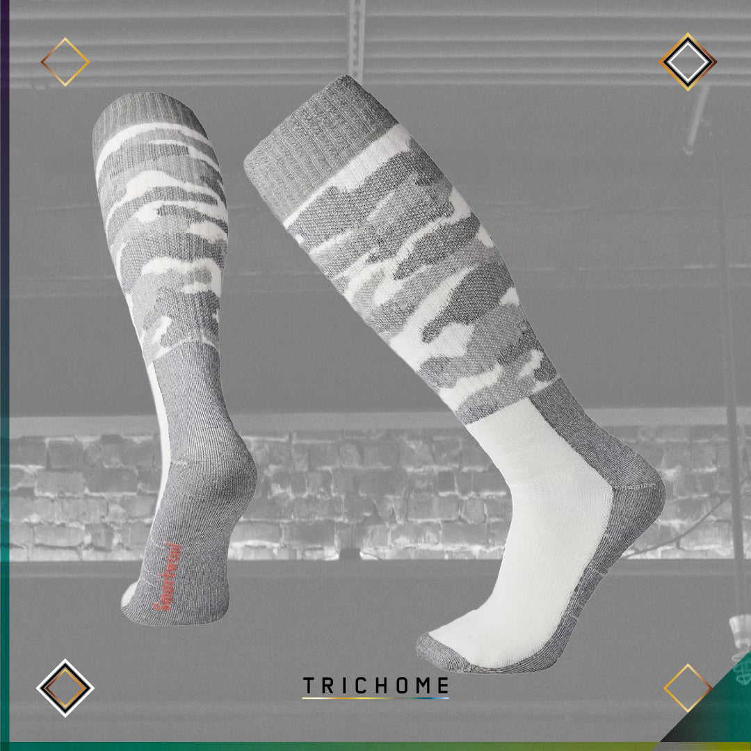 Hunt Classic Edition Full Cushion Camo Tall Crew Socks - Trichome Seattle - Smartwool - Clothing