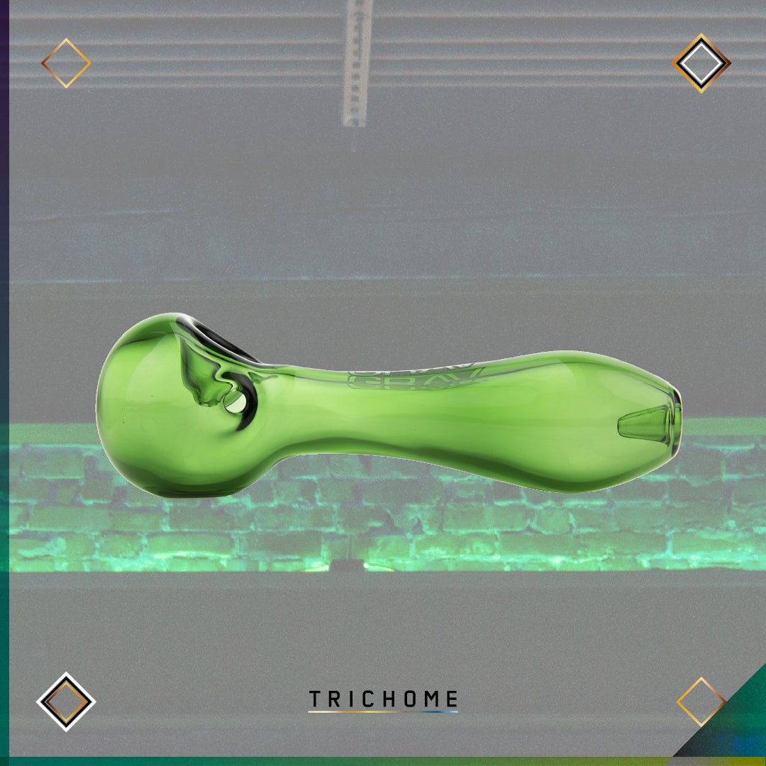 Large Spoon - Trichome Seattle - Grav - Glass