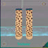Leopard Striped Socks - Trichome Seattle - Stray Rats - Clothing
