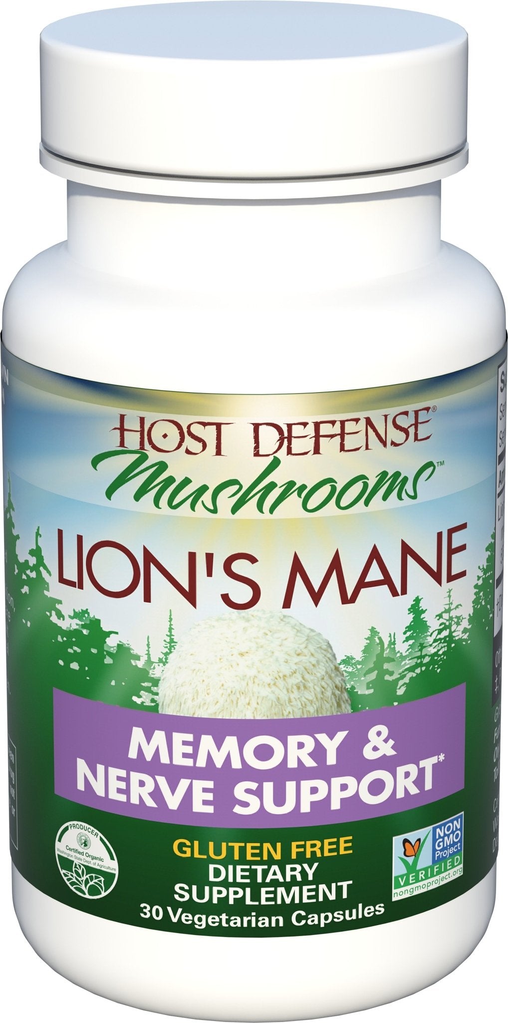 Lion's Mane Capsules - Trichome Seattle - Host Defense - Fungi