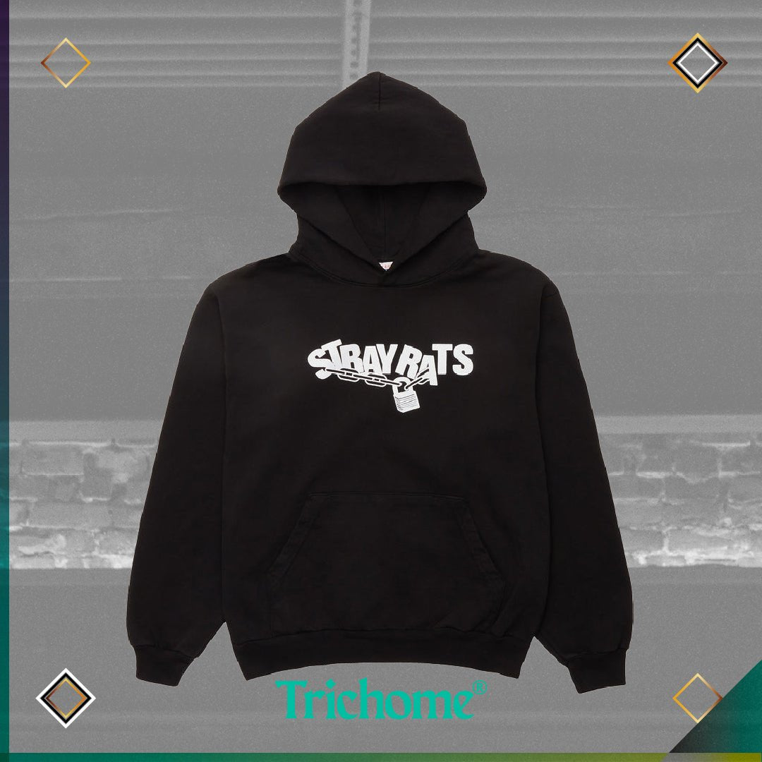 Lock Pullover Hoodie - Trichome Seattle - Stray Rats - Clothing