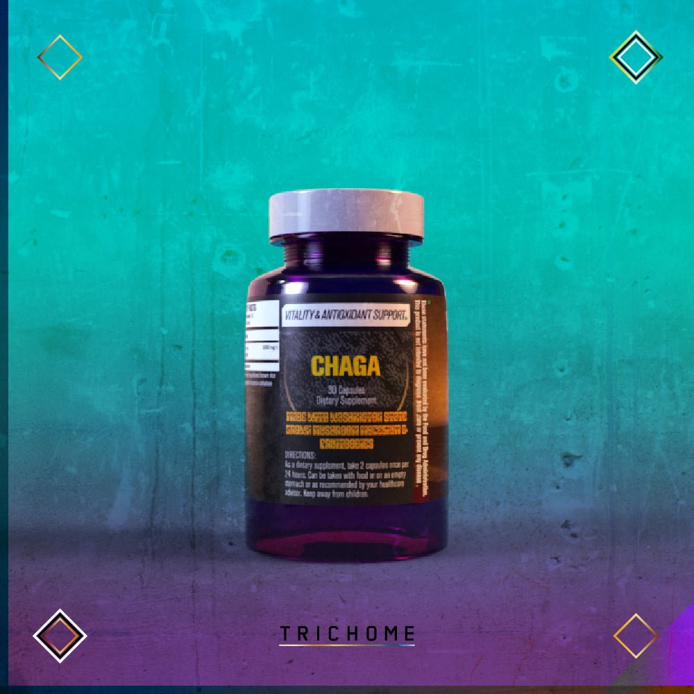 Omniscience Mushrooms Chaga Capsules - Trichome Seattle - Omniscience Supplements - Fungi