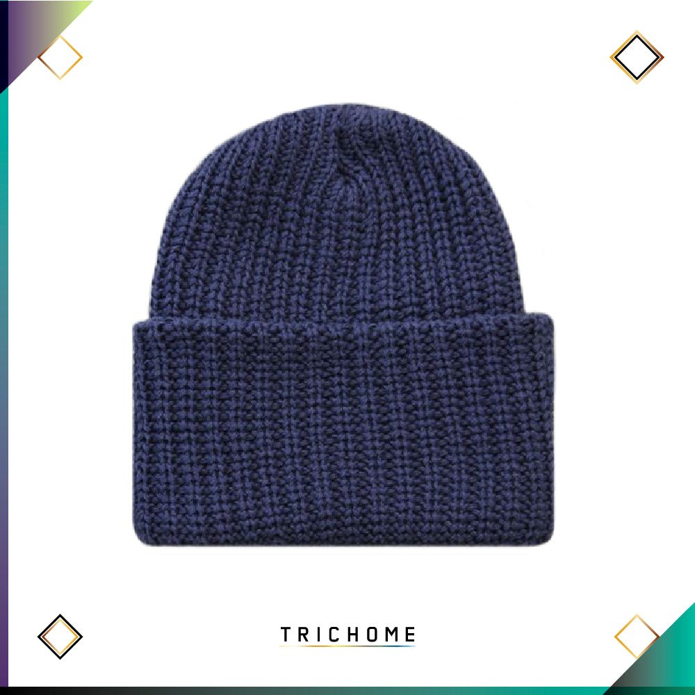 Pacific Northwest Heavy Knit Beanie / Dusk Blue - Trichome Seattle - Trichome - Clothing