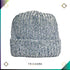 Pacific Northwest Heavy Knit Marled Beanie / White & Evening Teal - Trichome Seattle - Trichome - Clothing