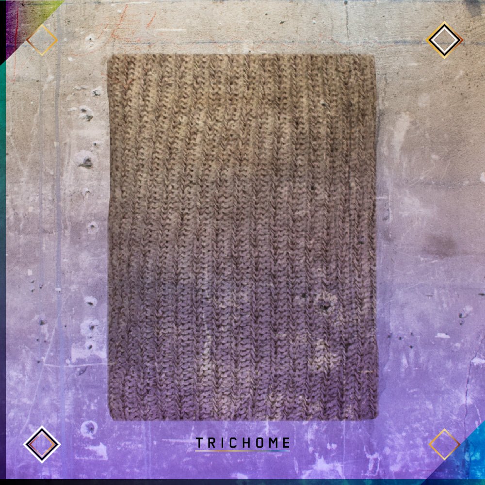Pacific Northwest Heavy Knit Marled Neck Gaiter / Cream & Coffee - Trichome Seattle - Trichome - Clothing