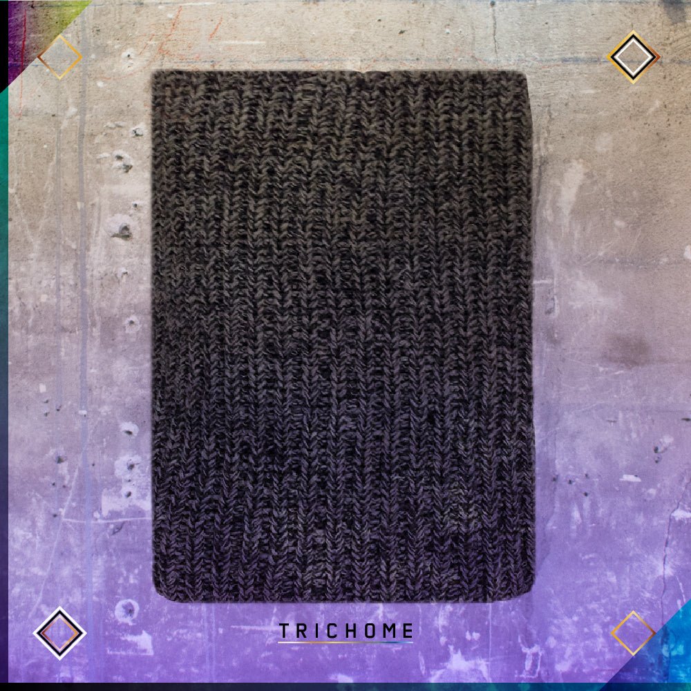 Pacific Northwest Heavy Knit Marled Neck Gaiter / Smoke & Ash - Trichome Seattle - Trichome - Clothing