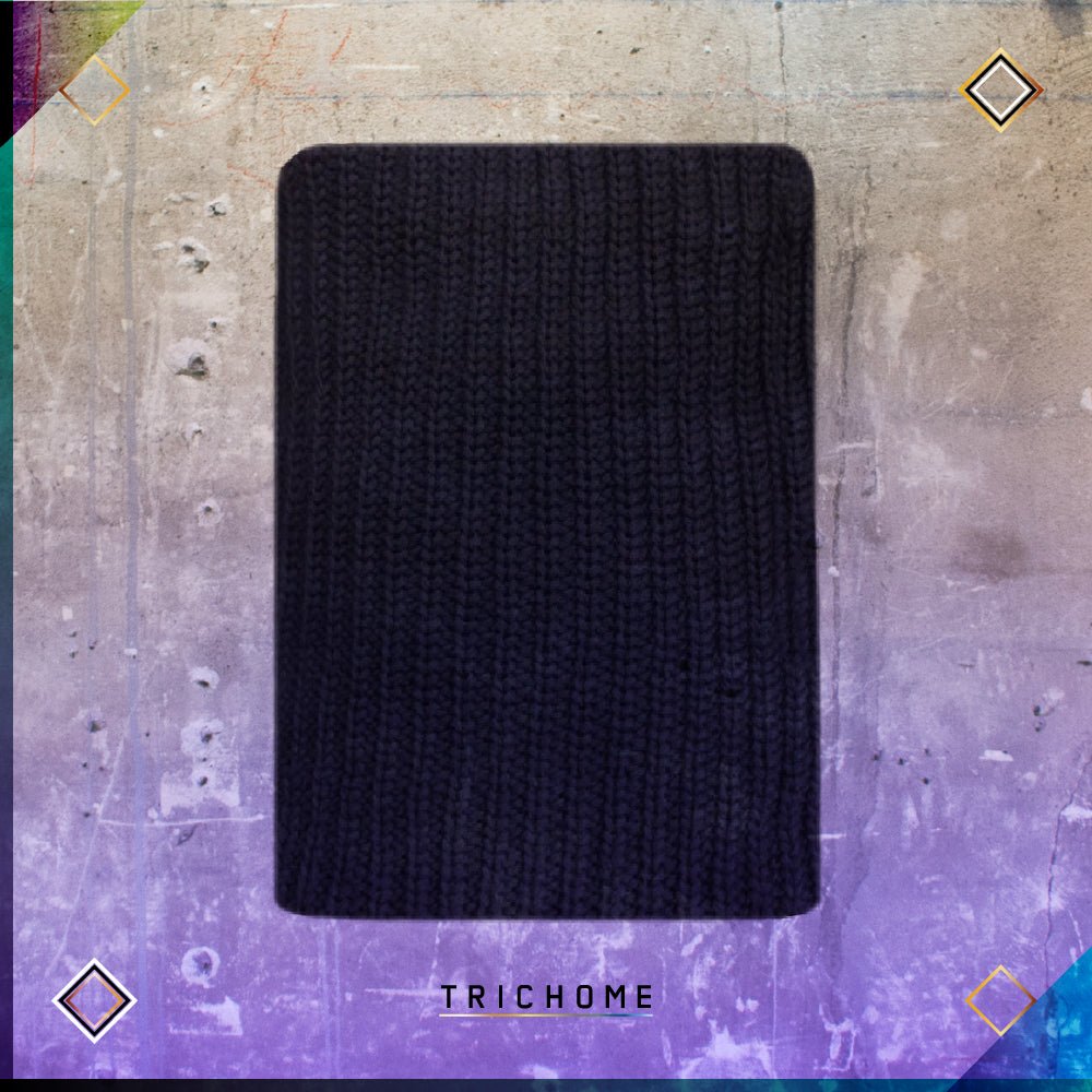 Pacific Northwest Heavy Knit Solid Neck Gaiter / Navy - Trichome Seattle - Trichome - Clothing
