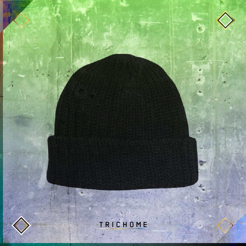 Pacific Northwest Heavy - Knit Watch Cap / Black - Trichome Seattle - Trichome - Clothing
