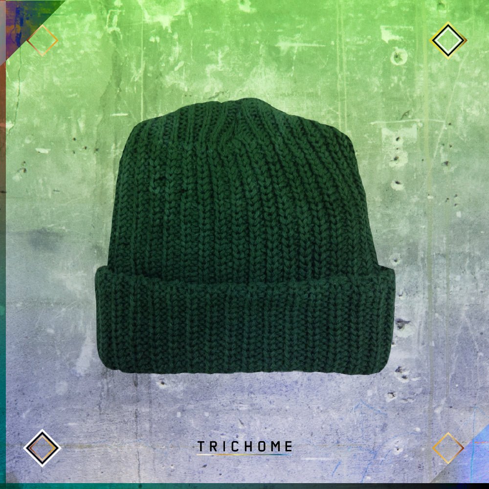 Pacific Northwest Heavy - Knit Watch Cap / Evergreen - Trichome Seattle - Trichome - Clothing