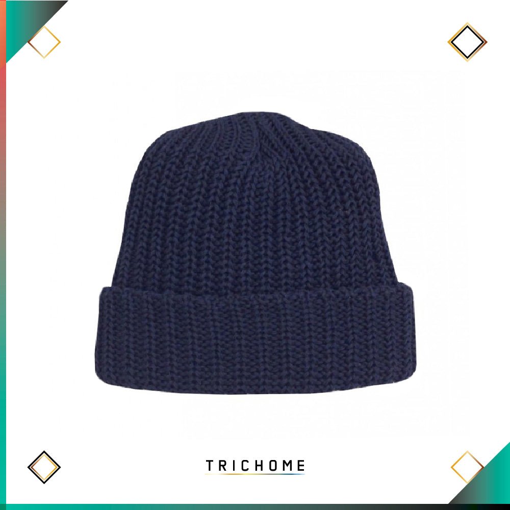 Pacific Northwest Heavy - Knit Watch Cap / Navy - Trichome Seattle - Trichome - Clothing