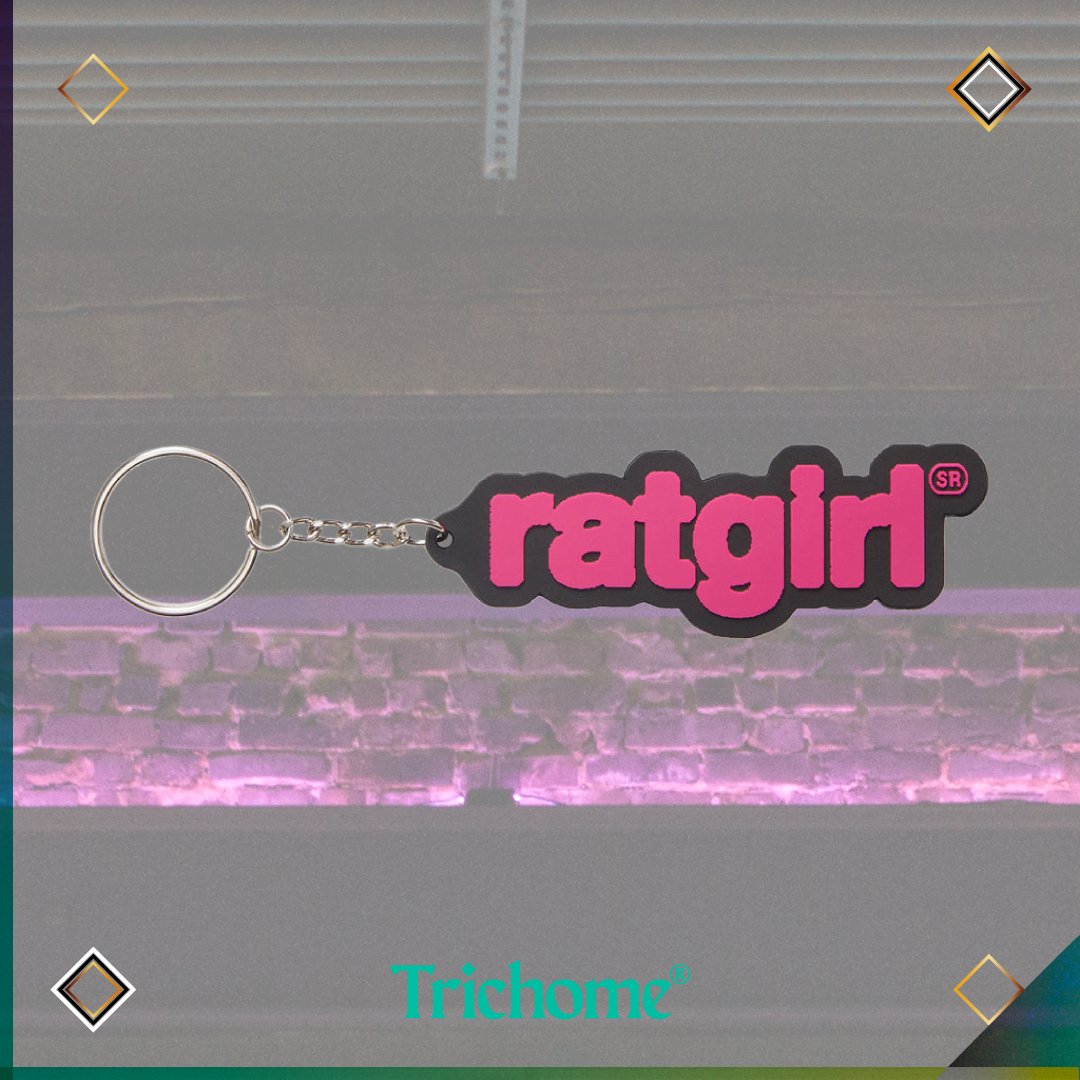 Ratgirl Keychain - Trichome Seattle - Stray Rats - Accessories