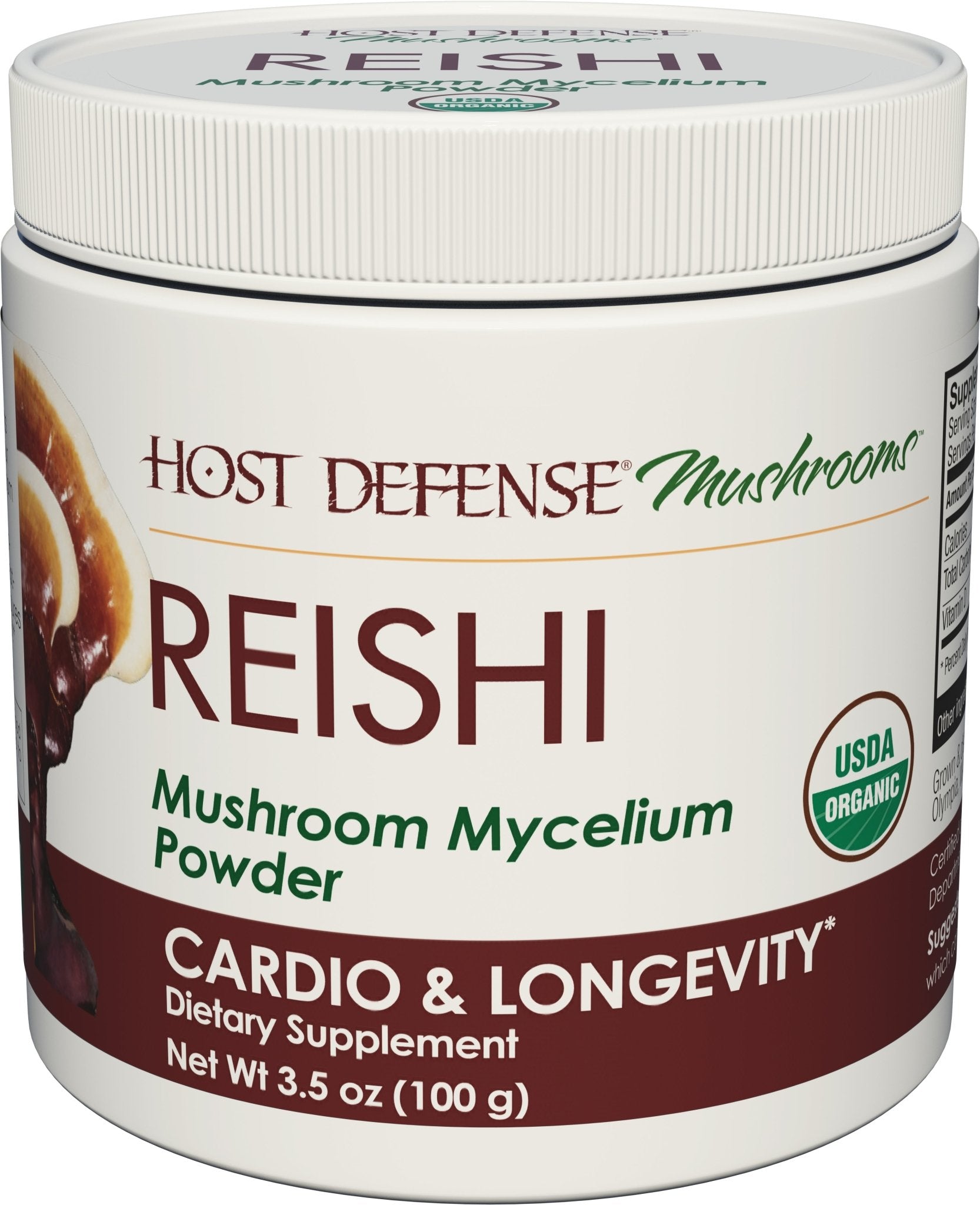 Reishi Powder - Trichome Seattle - Host Defense - Fungi