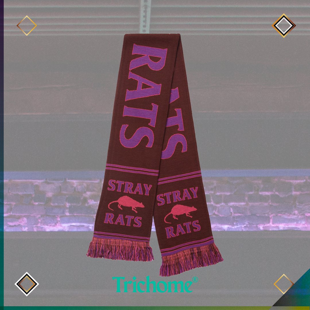 Rodenticide Scarf - Trichome Seattle - Stray Rats - Clothing