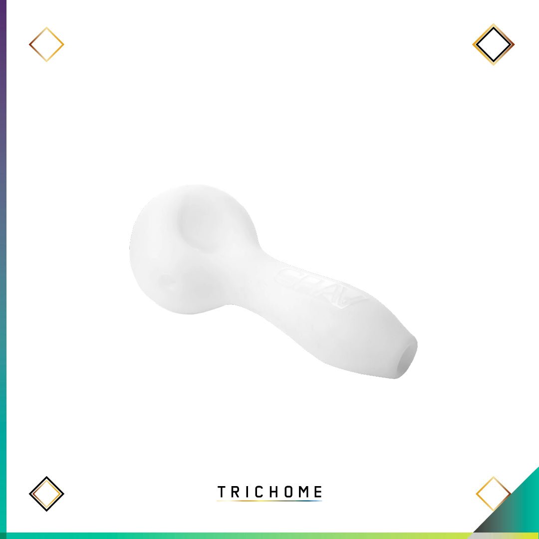 Sandblasted Spoon - Trichome Seattle - Grav - Glass