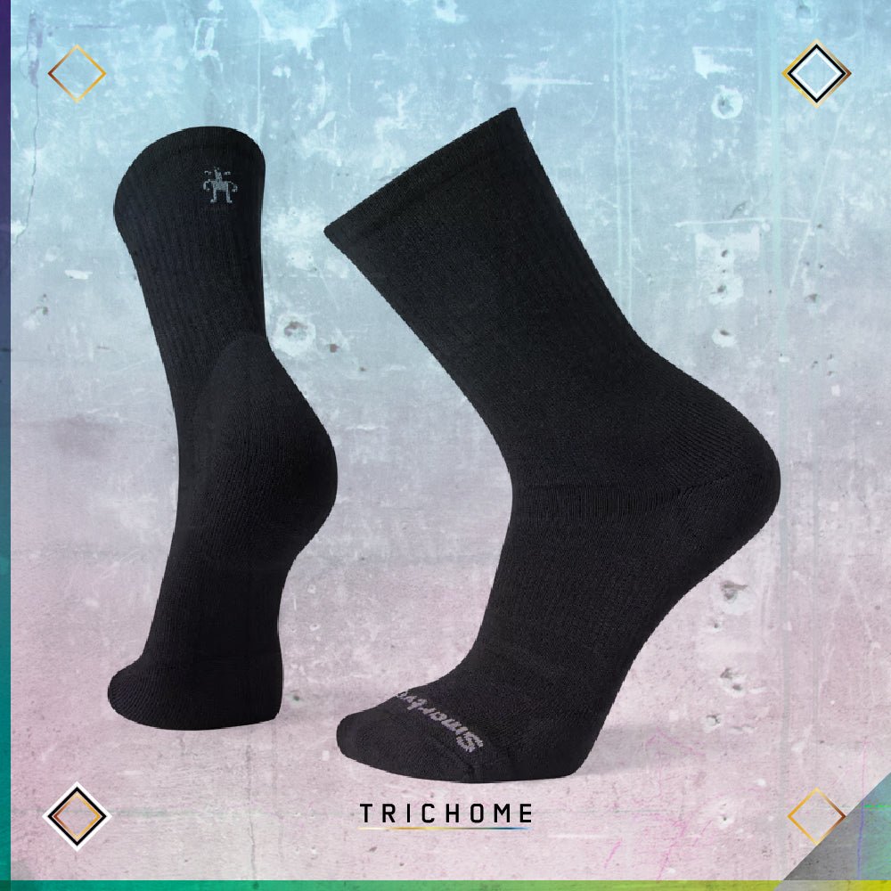 Unisex Athletic Light Elite Crew Socks - Trichome Seattle - Smartwool - Clothing
