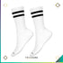 Unisex Athletic Light Elite Stripe Crew Socks 2 - Pack - Trichome Seattle - Smartwool - Clothing