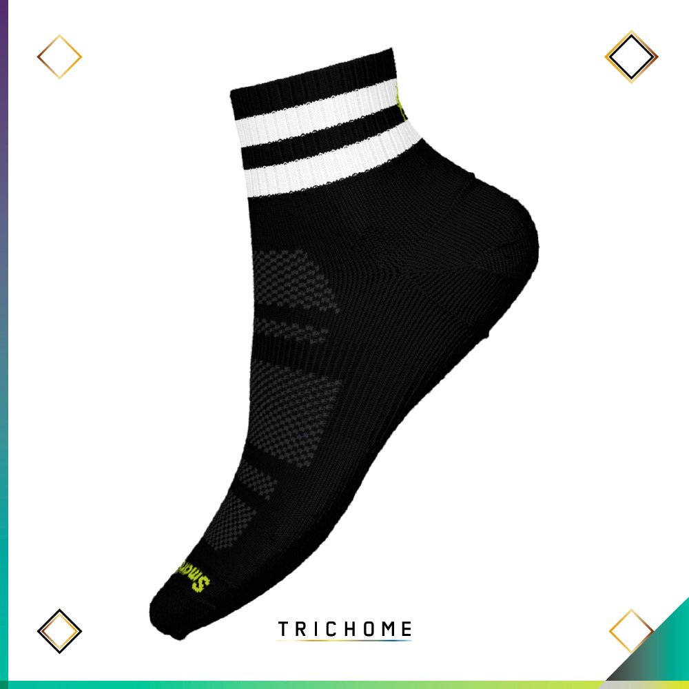 Unisex Athletic Stripe Targeted Cushion Ankle Socks - Trichome Seattle - Smartwool - Clothing