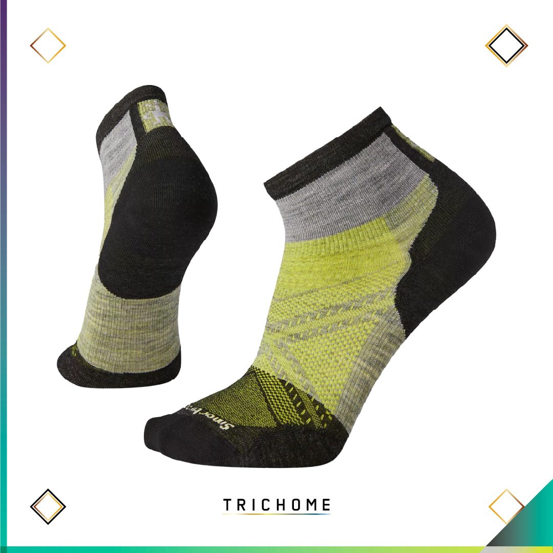 Unisex Cycle Zero Cushion Ankle Socks - Trichome Seattle - Smartwool - Clothing