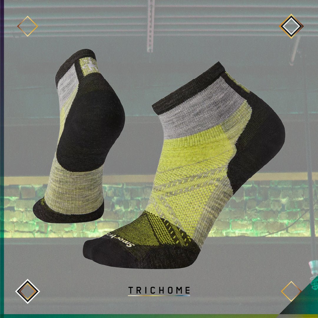 Unisex Cycle Zero Cushion Ankle Socks - Trichome Seattle - Smartwool - Clothing