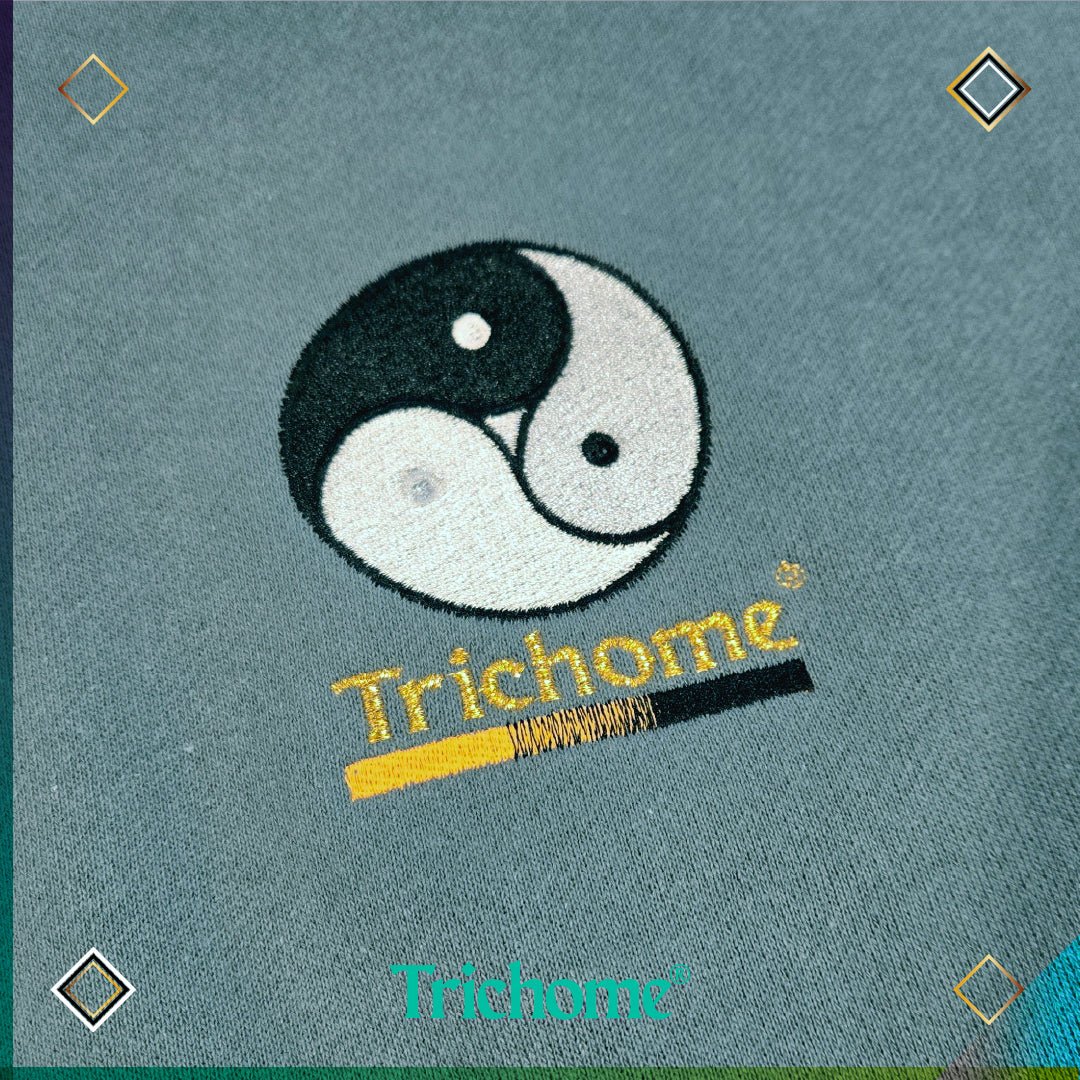 Vintage Fit Triple Yin Yang Pullover Hoodie - Trichome Seattle - Trichome - Clothing