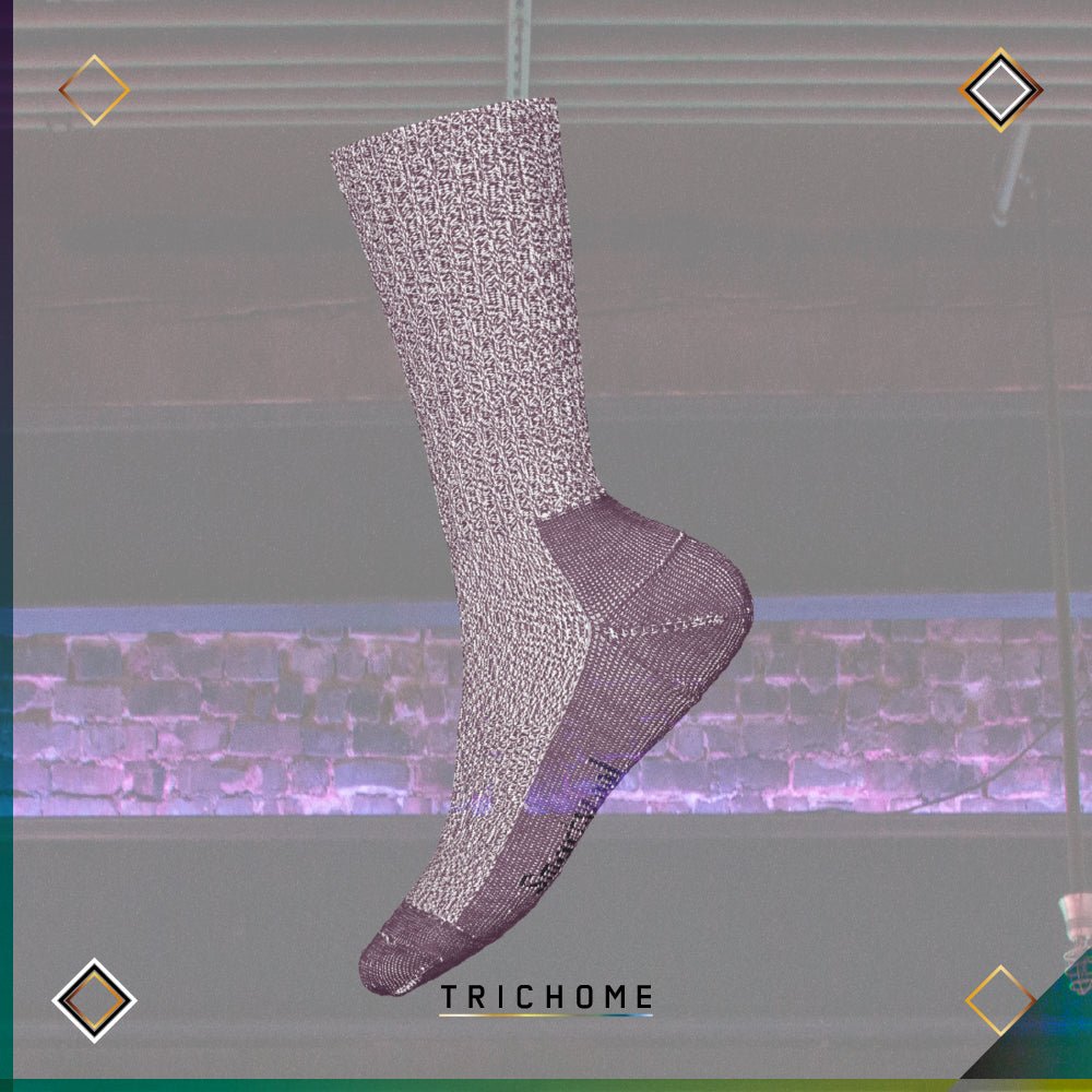 Women's Light Hiking Crew Socks - Trichome Seattle - Smartwool - Clothing