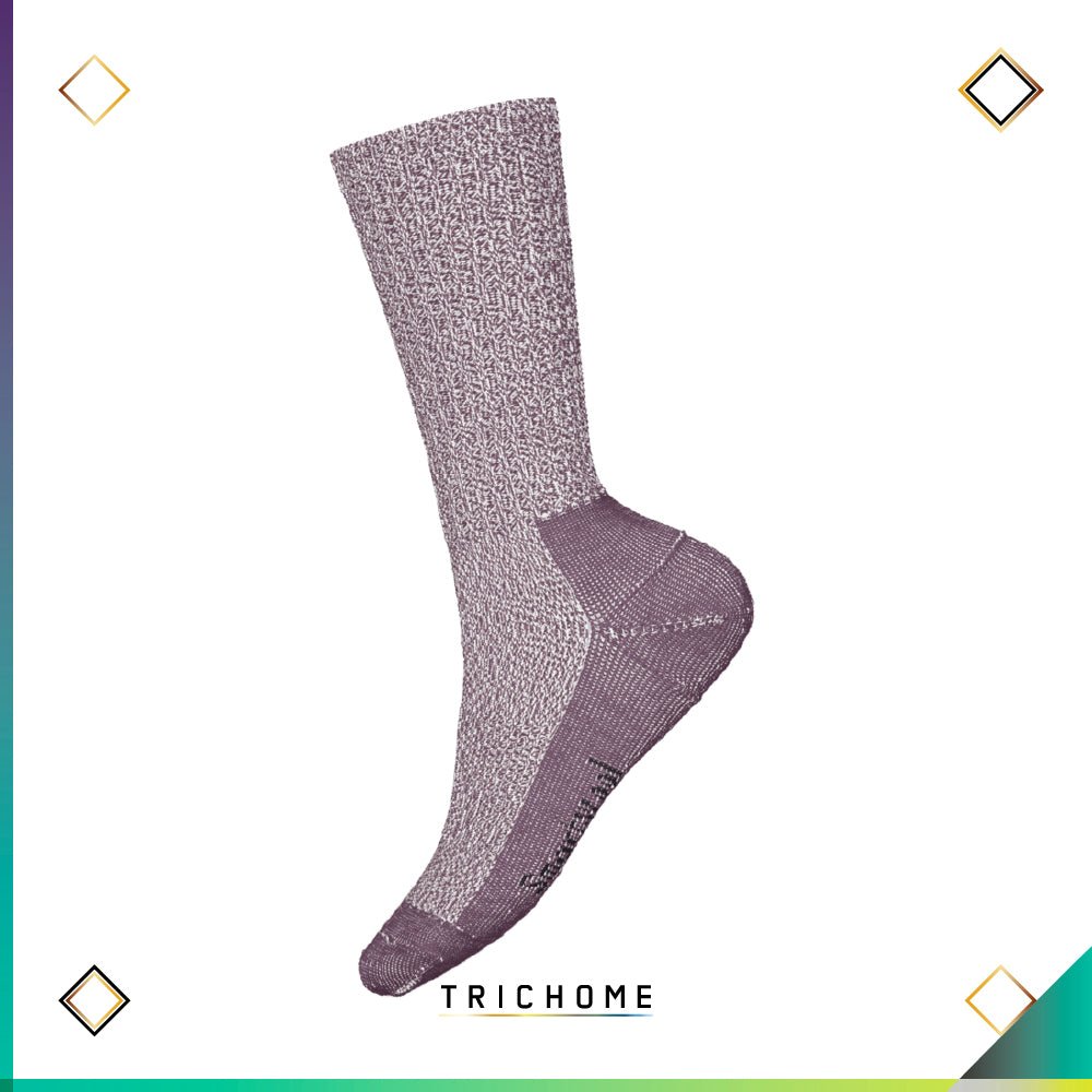 Women's Light Hiking Crew Socks - Trichome Seattle - Smartwool - Clothing