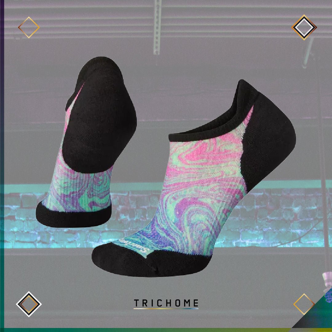 Women's PhD® Run Light Elite Marble Micro Socks - Trichome Seattle - Smartwool - Clothing