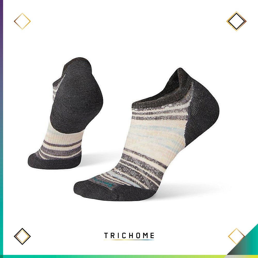 Women's PhD® Run Light Elite Striped Micro Socks - Trichome Seattle - Smartwool - Clothing