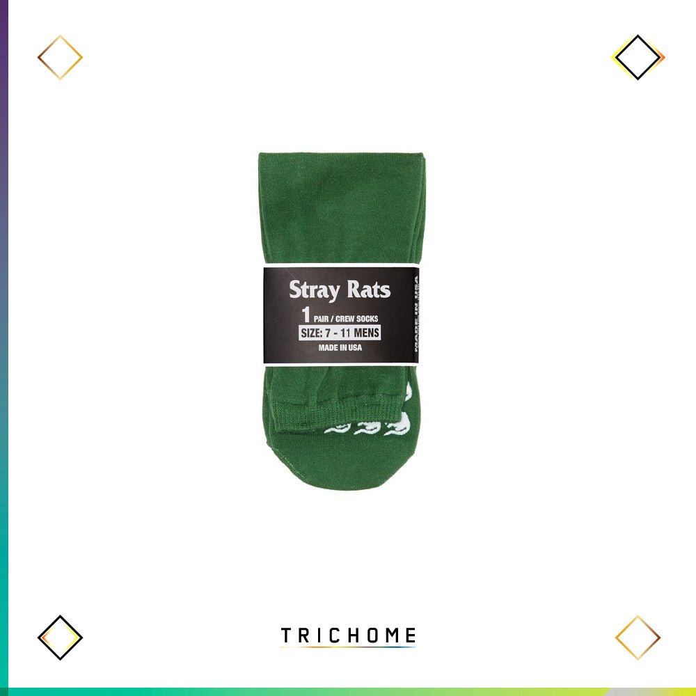 Wonky Fall Prevention Socks - Trichome Seattle - Stray Rats - Clothing