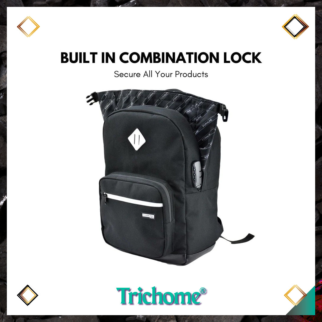 Smell-Proof Locking Backpack
