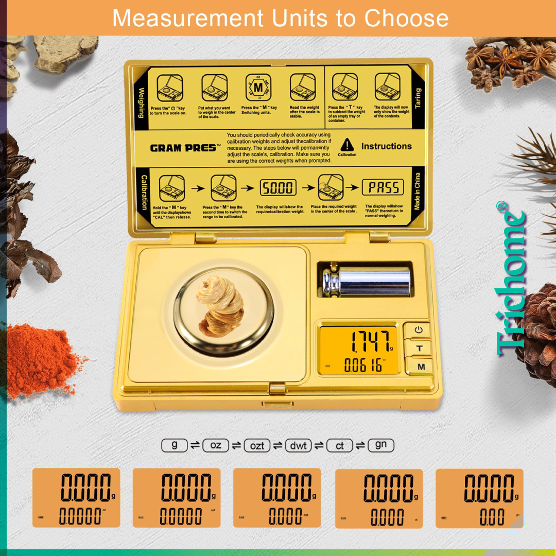 Gram Pres High Precision Milligram Scale (50g/0.001g)