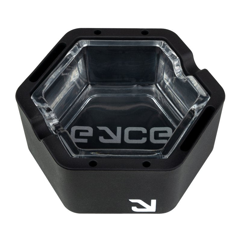 2 - in - 1 Silicone & Glass Ash Tray Set - Trichome Seattle - Eyce - Glass