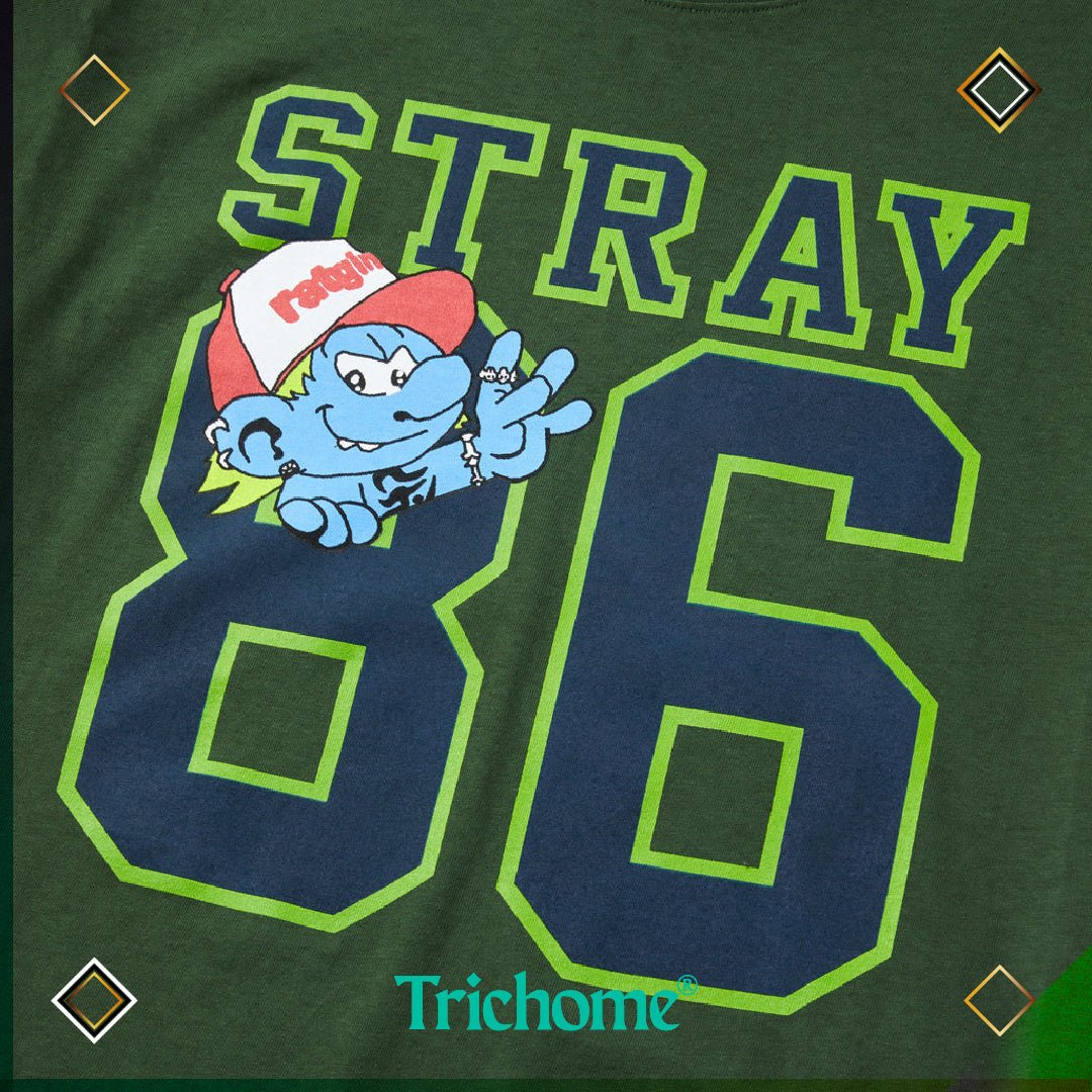 86 SS Tee - Trichome Seattle - Stray Rats - Clothing