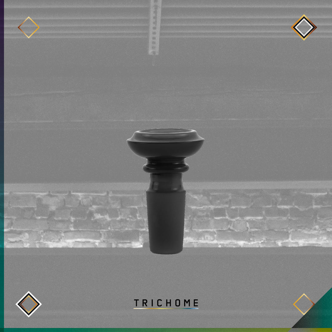 Basin Bowl 14mm - Trichome Seattle - Grav - Glass