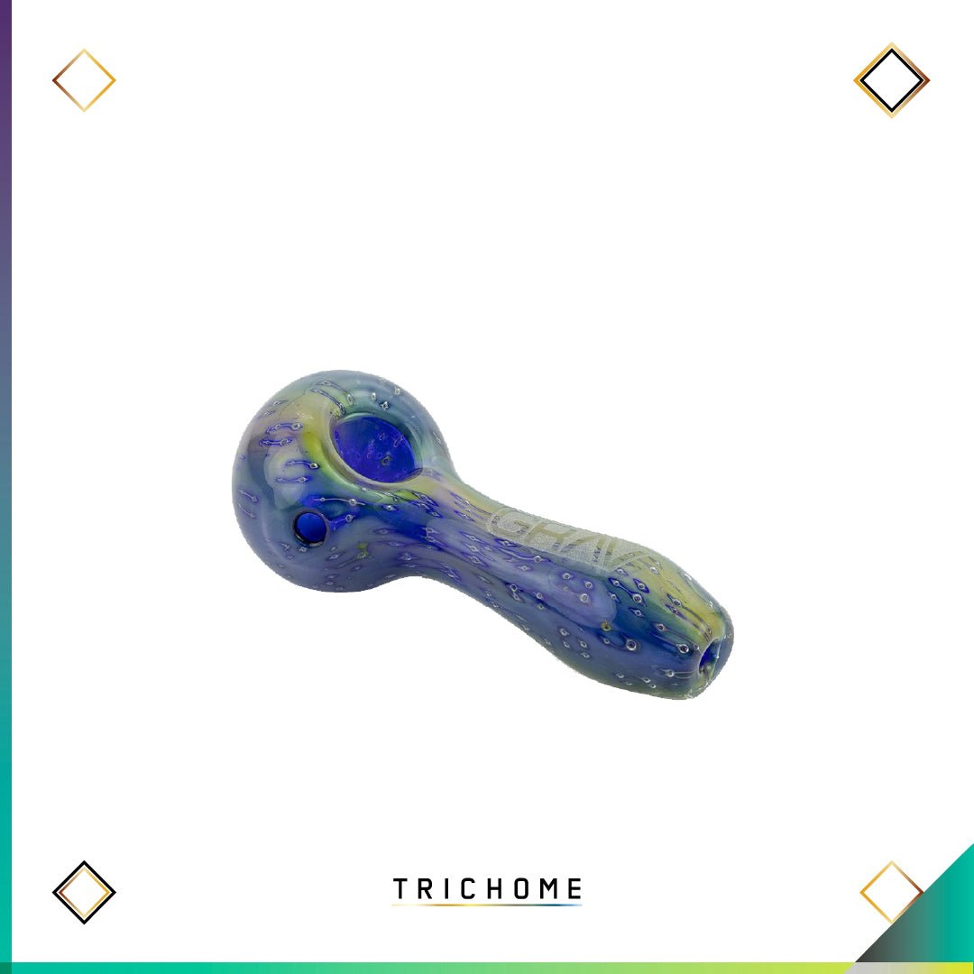Bubble Trap Spoon - Trichome Seattle - Grav - Glass