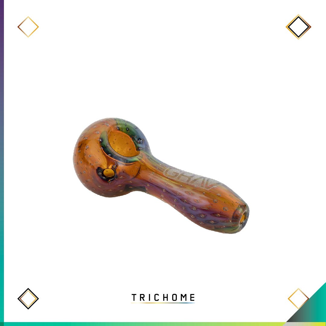 Bubble Trap Spoon - Trichome Seattle - Grav - Glass