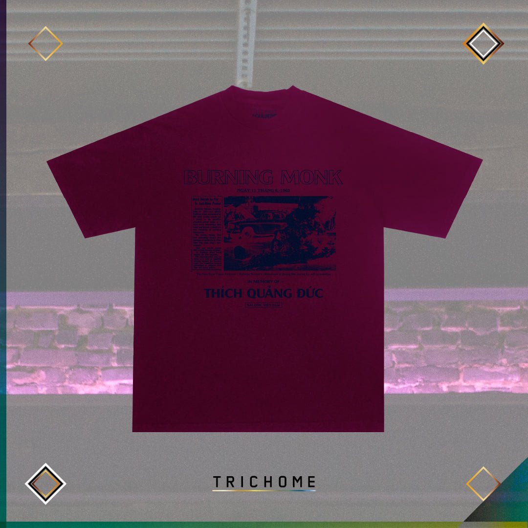 Burning Monk (2021) SS T - Shirt - Trichome Seattle - Soulvenir - Clothing