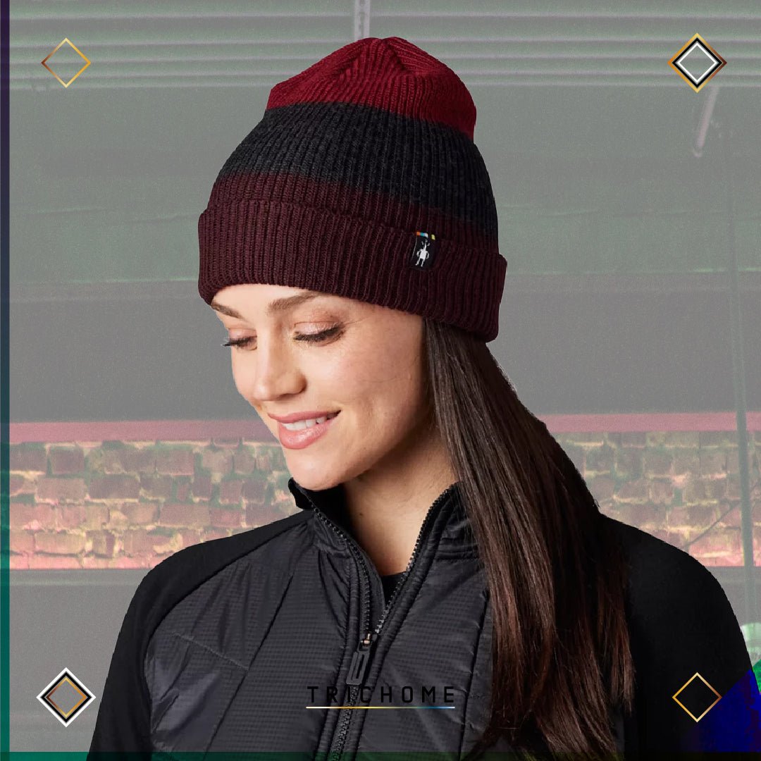 Cantar Colorblock Beanie - Trichome Seattle - Smartwool - Clothing