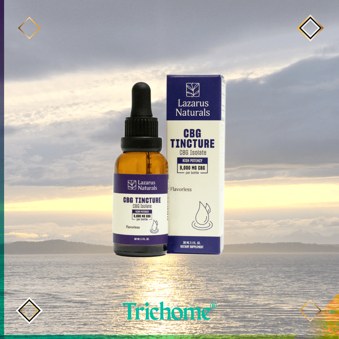 CBG Isolate Tincture - Trichome Seattle - Lazarus Naturals - CBD