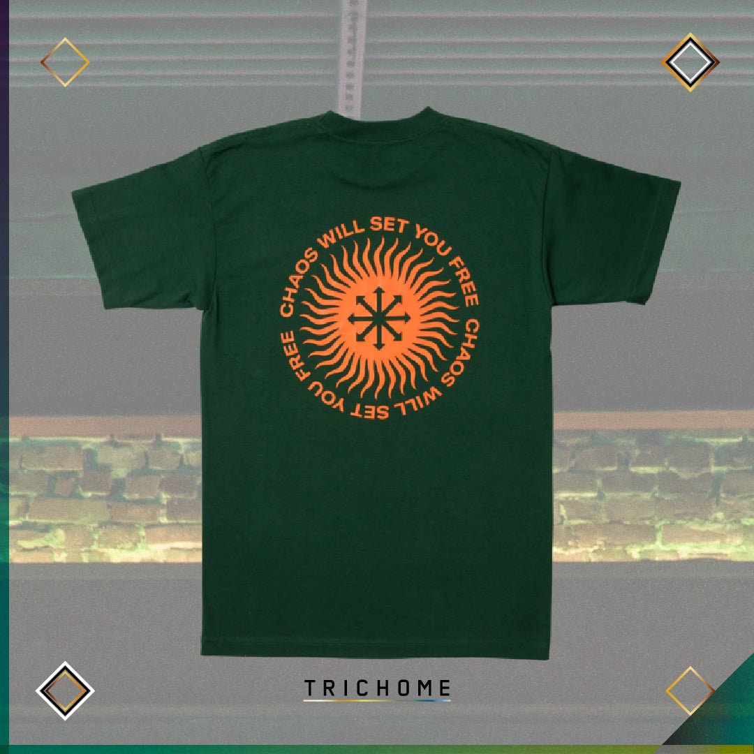 Chaos Will Set You Free SS Tee - Trichome Seattle - Tropical Futures - Clothing