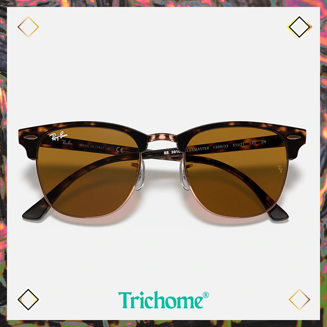 Clubmaster Fleck - Trichome Seattle - Ray - Ban - Eyewear