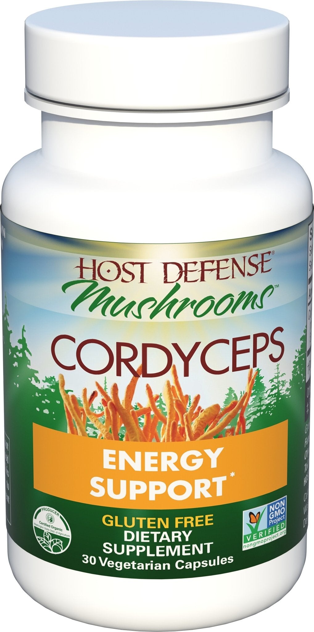 Cordyceps Capsules - Trichome Seattle - Host Defense - Fungi